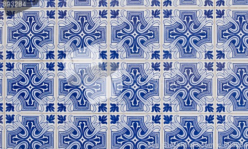 Image of Portuguese glazed tiles 097