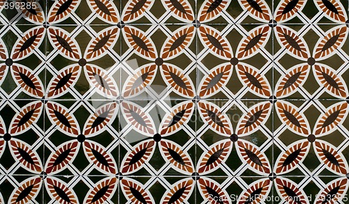 Image of Portuguese glazed tiles 098