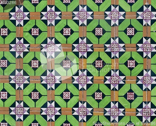 Image of Portuguese glazed tiles 099