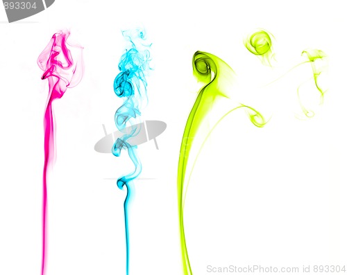 Image of Abstract colorful smoke