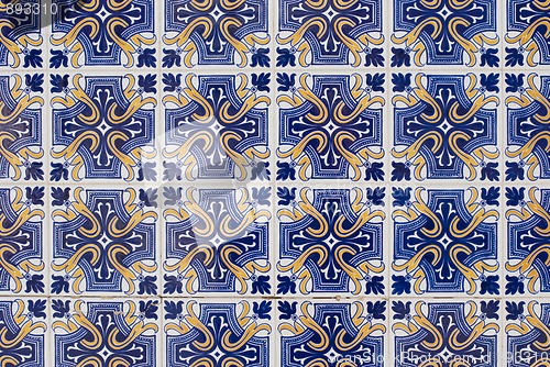 Image of Portuguese glazed tiles 114