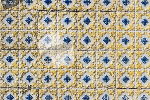 Image of Portuguese glazed tiles 128