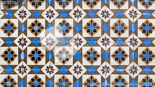 Image of Portuguese glazed tiles 133