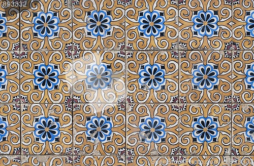 Image of Portuguese glazed tiles 134