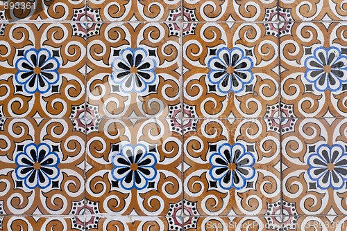 Image of Portuguese glazed tiles 166