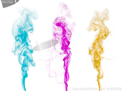 Image of Abstract colorful smoke