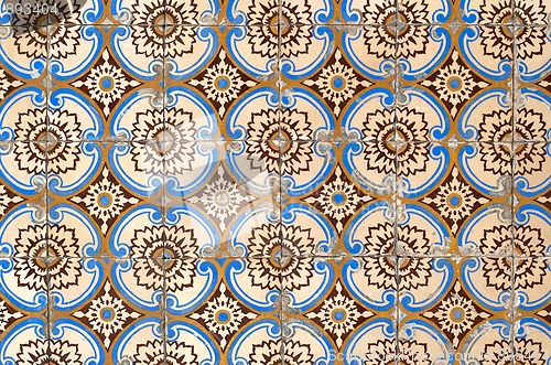 Image of Portuguese glazed tiles 054