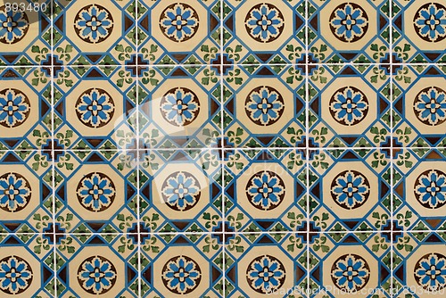 Image of Portuguese glazed tiles 182