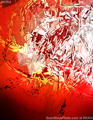 Image of Red 3D Background