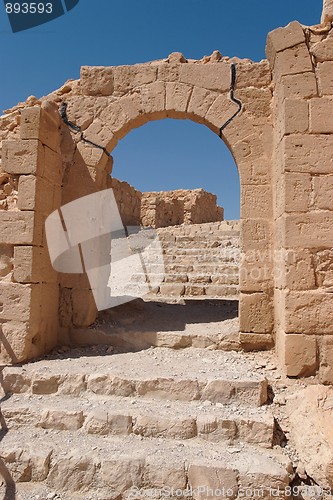 Image of Ancient stone arch and staircase