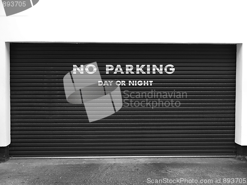 Image of No parking sign