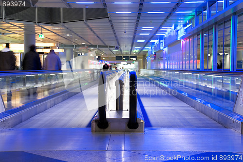 Image of escalator airport