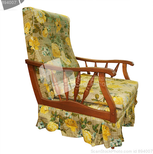 Image of Floral Armchair