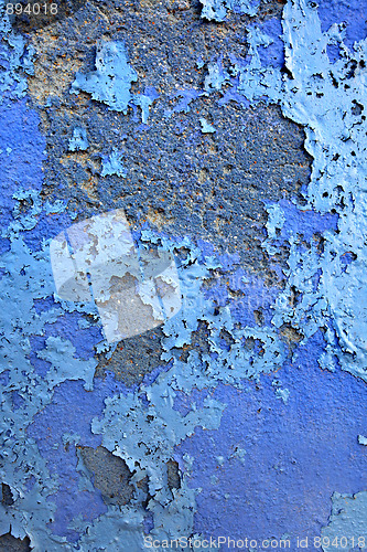 Image of blue painted wall