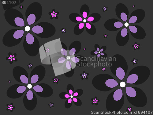 Image of Emo Flower Background