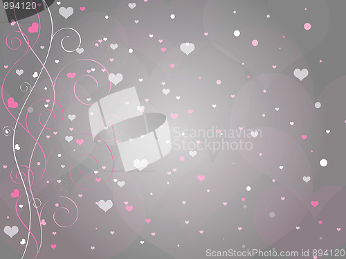 Image of Valentines Heart Background