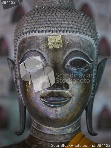 Image of Buddha image in Vientiane, Laos