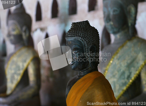 Image of Buddha image in Vientiane, Laos