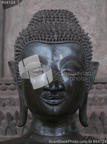 Image of Buddha image in Vientiane, Laos