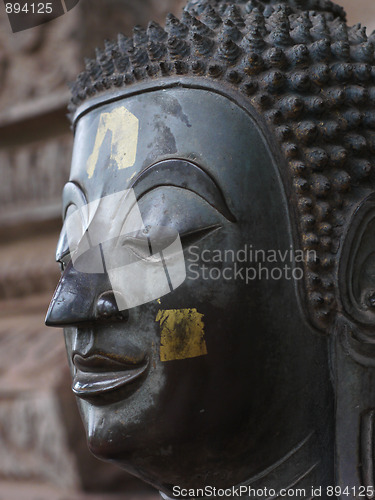 Image of Buddha image in Vientiane, Laos