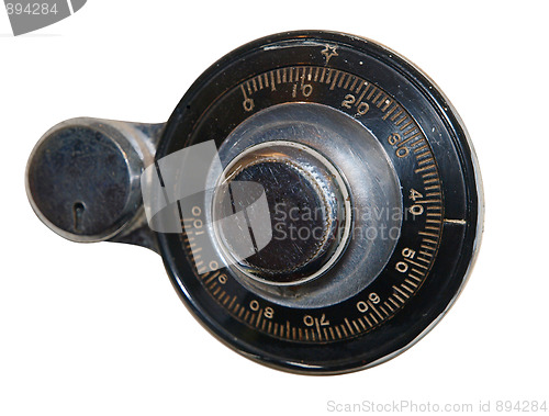 Image of Antique Bank Safe Combination Lock