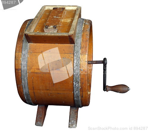 Image of Antique Wooden Butter Churn