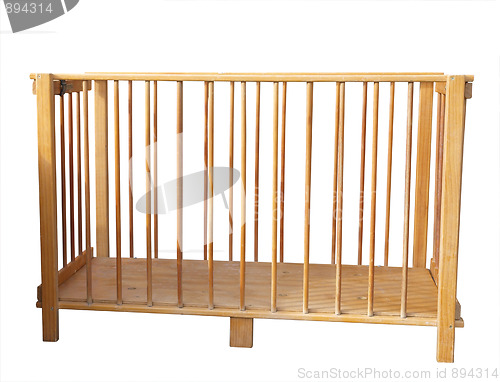 Image of Folding Wooden Cot