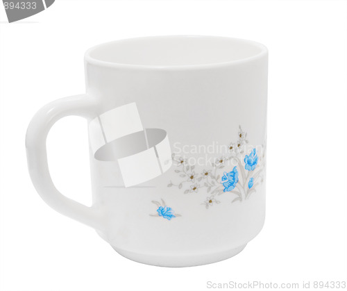 Image of White Floral Mug