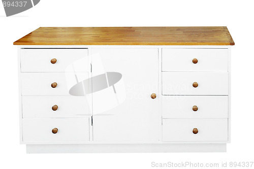 Image of White Chest of Drawers 