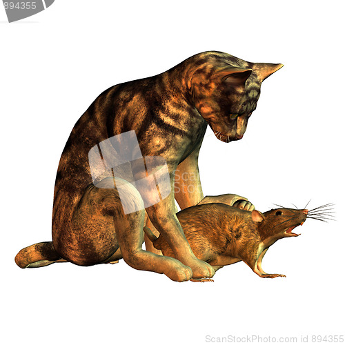 Image of Cat and Mouse