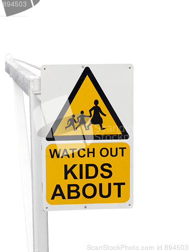 Image of Sign Warnng to Watch out for Children