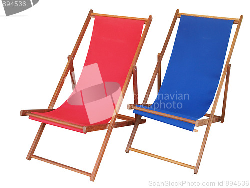 Image of Two Deckchairs