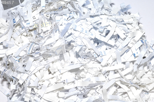 Image of shredded paper