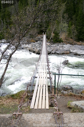 Image of Old suspension bridge