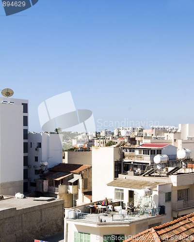 Image of rooftops of Larnaca Cyprus