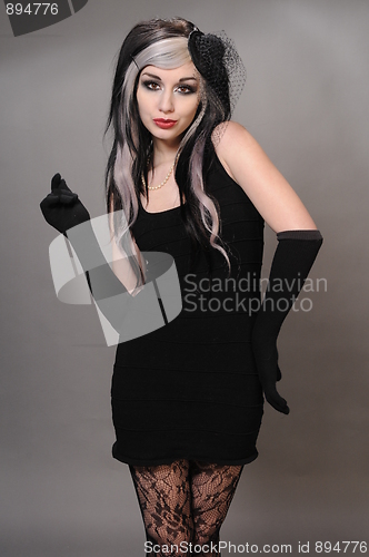 Image of Goth girl