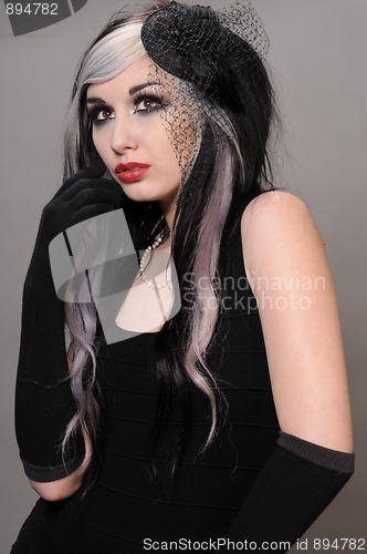 Image of Goth girl