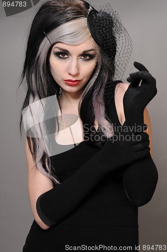 Image of Goth girl