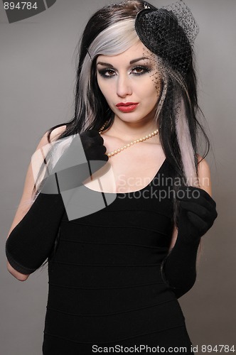 Image of Goth girl