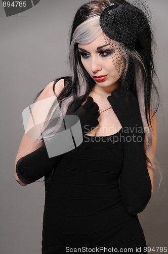 Image of Goth girl