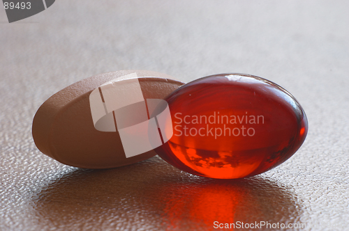 Image of Tablet and pill