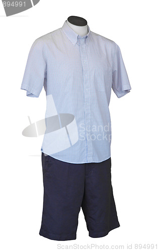 Image of Male Mannequin in Summer Clothes