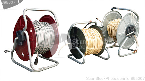 Image of Reels of TV Cable