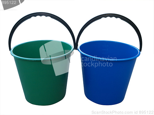 Image of Two Empty Buckets