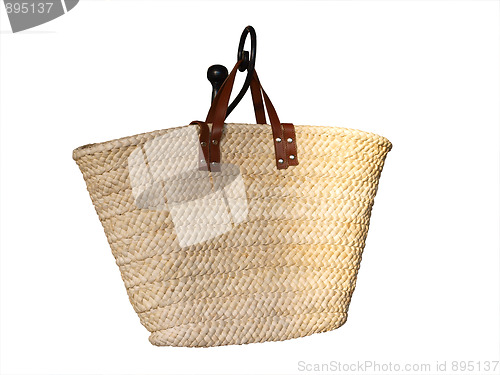 Image of Woven Bag on a Hook