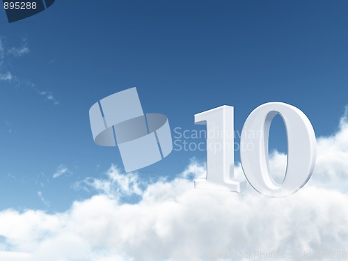 Image of ten in the sky