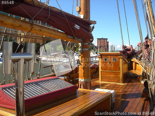 Image of Deck of the old ship