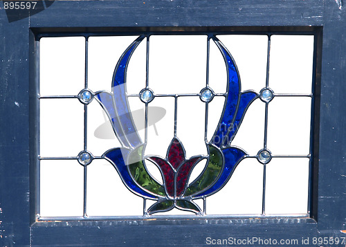 Image of Old Stained Glass Window