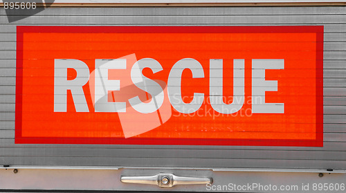 Image of Reflective Rescue Sign
