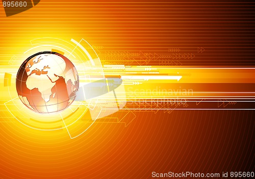 Image of abstract hi-tech Background